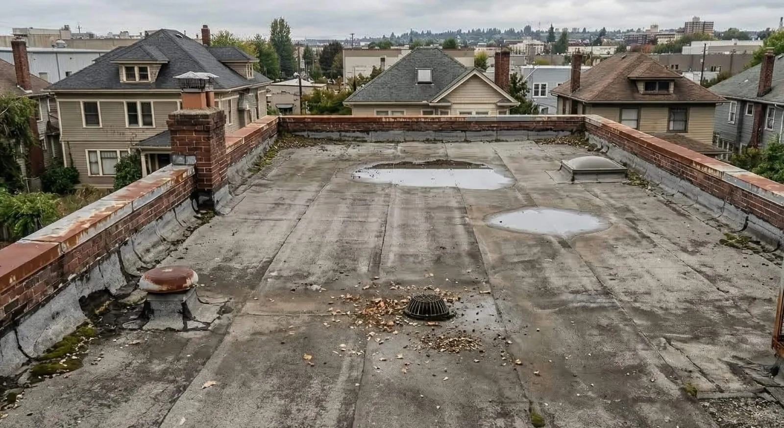 Commercial Roof Membrane Puncture Repair in Elgin, IL