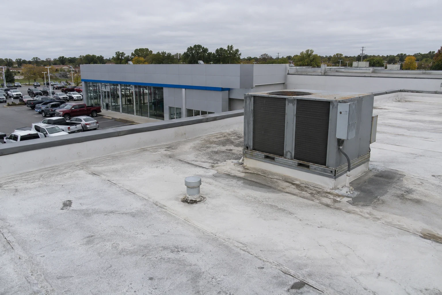 Auto Dealership Commercial Roofing in Elgin, IL