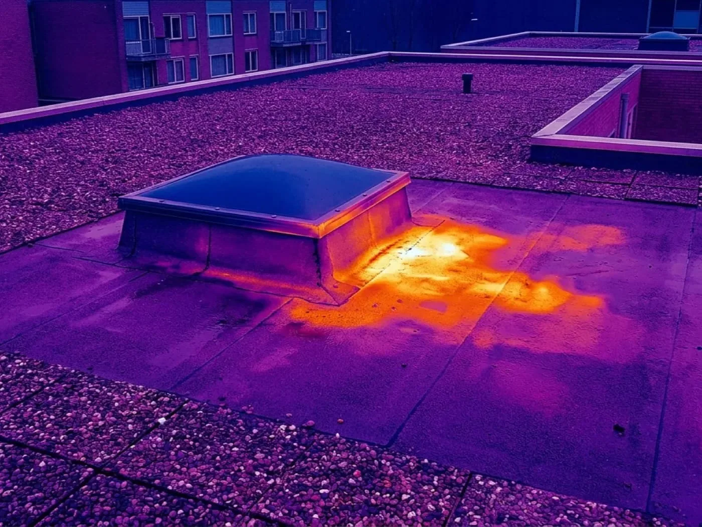Commercial Roof Infrared Moisture Survey in Elgin, IL
