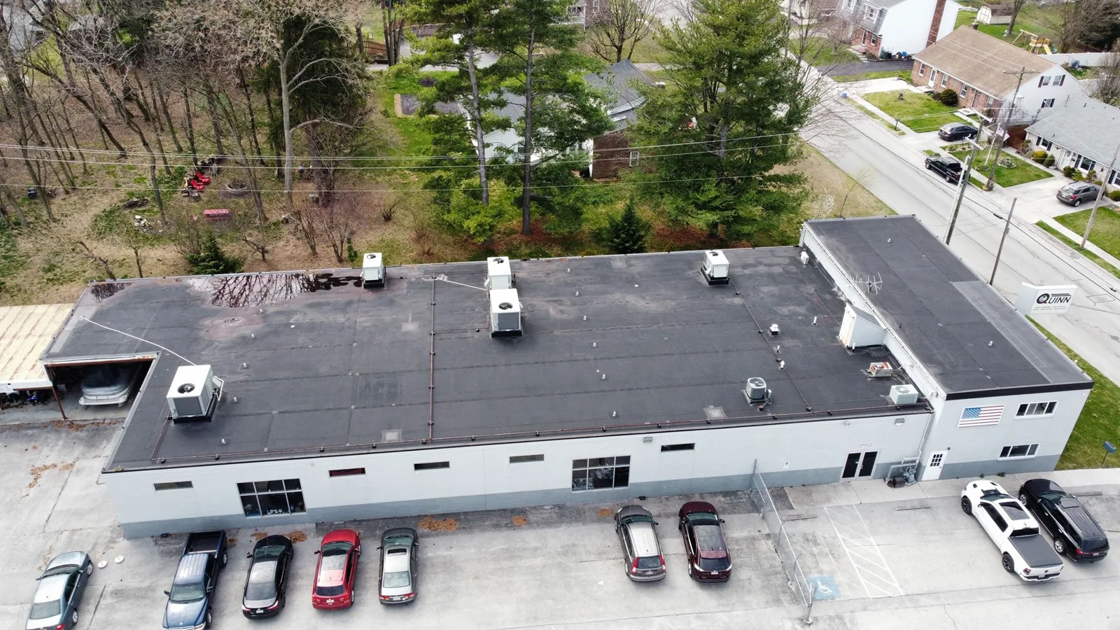 Commercial Storm Damage Roof Repair in Elgin, IL